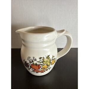 Vintage Spice Of Life Vegetables 4 Inch MCCOY POTTERY Pitcher Creamer 1270